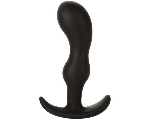 Черная анальная пробка для ношения Mood Naughty 2 4.5  Silicone - 11,4 см.