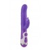 Фиолетовый вибратор с клиторальной стимуляцией INSTYLE DUO VIBRATOR 5.5INCH - 14 см.