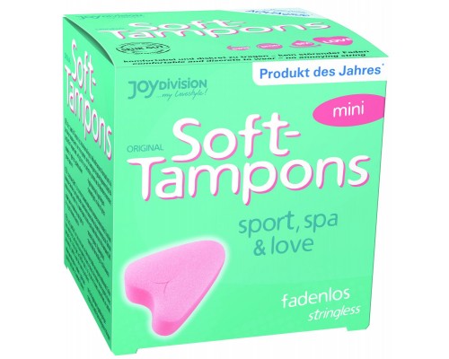 Тампоны мягкие JoyDivision Soft-Tampons Mini - 3 шт.