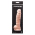 Телесный фаллоимитатор с мошонкой на присоске 5 Inch Dildo - 17,5 см.