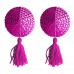 Розовые круглые пестисы Nipple Tassels Round