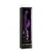 Фиолетовый вибратор с клиторальным стимулятором NSTYLE DUO VIBRATOR 5.5INCH - 14 см.