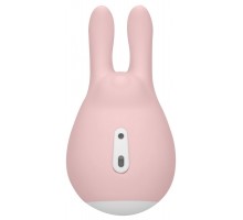 Розовый клиторальный стимулятор Love Bunny - 9,4 см.