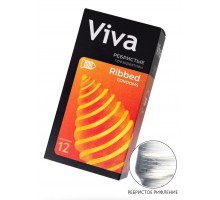 Ребристые презервативы VIVA Ribbed - 12 шт.