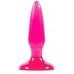 Розовая анальная мини-пробка  Jelly Rancher Pleasure Plug Mini - 8,1 см.