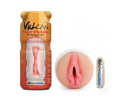 Мастурбатор-вагина Cyberskin Vulcan Pussy Stroker with Warming Lube