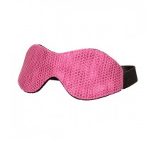 Розово-черная маска на резинке Tickle Me Pink Eye Mask