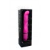 Розовый фигурный вибратор PURRFECT SILICONE DELUXE VIBE - 15 см.