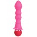 Розовый вибромассажер для анальной стимуляции PURRFECT SILICONE ANAL VIBRATOR PINK - 12,7 см.