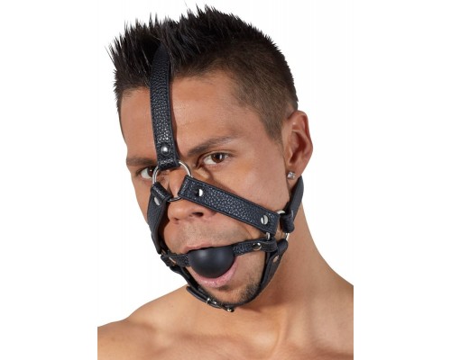 Кляп-намордник с фиксацией на голову Head Harness