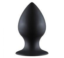 Чёрная анальная пробка Thick Anal Plug XL - 13 см.