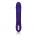 Фиолетовый вибратор с поступательным движением Jack Rabbit Signature Silicone Thrusting Rabbit - 20 см.