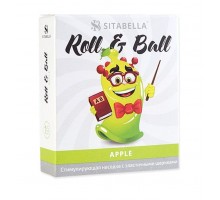 Стимулирующий презерватив-насадка Roll   Ball Apple