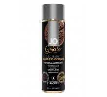 Лубрикант с ароматом шоколада JO GELATO DECADENT DOUBLE CHOCOLATE - 120 мл.