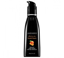 Лубрикант с ароматом спелого персика Wicked Aqua Sweet Peach - 60 мл.