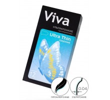 Ультратонкие презервативы VIVA Ultra Thin - 12 шт.