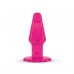 Розовый анальный плаг большого размера JAMMY JELLY ANAL XL PLUG PINK - 14 см.