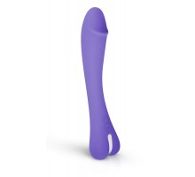 Фиолетовый вибратор для G-стимуляции Gili G-Spot Vibrator - 22 см.