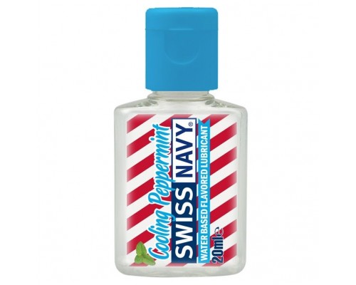 Охлаждающий лубрикант Swiss Navy Cooling Peppermint Mini-Lube - 20 мл.