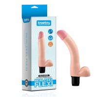 Гнущийся вибратор-реалистик Real feel Flexi Vibrator - 22,5 см.