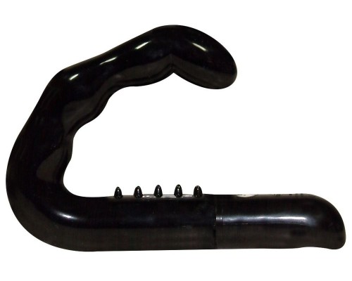 Чёрный стимулятор простаты Ebony Prostate Massager