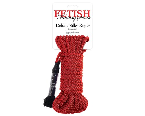 Красная веревка для фиксации Deluxe Silky Rope - 9,75 м.