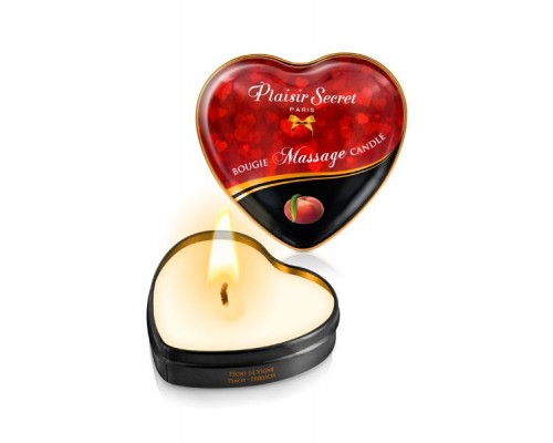 Массажная свеча с ароматом персика Bougie Massage Candle - 35 мл.