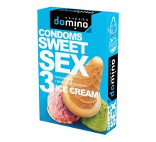 Презервативы для орального секса DOMINO Sweet Sex с ароматом мороженого - 3 шт.