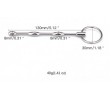 Уретральный металлический плаг с бугорками