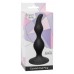 Чёрная анальная пробка Curved Anal Plug Black - 12,5 см.