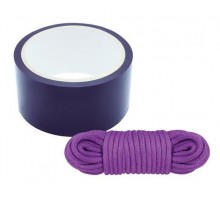 Комплект для связывания BONDX BONDAGE RIBBON   LOVE ROPE PURPLE