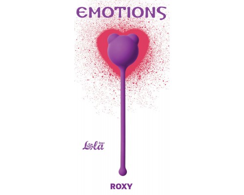 Фиолетовый вагинальный шарик Emotions Roxy