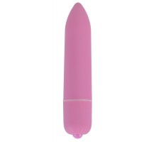 Розовая удлинённая вибропуля Power Bullet Pink - 8,3 см.