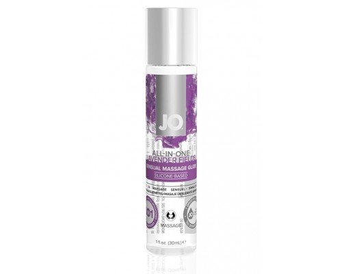 Массажный гель ALL-IN-ONE Massage Oil Lavender с ароматом лаванды - 30 мл.