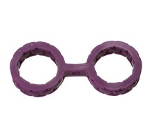 Фиолетовые силиконовые наручники Style Bondage Silicone Cuffs Small