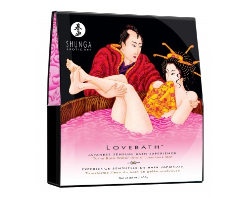 Соль для ванны Lovebath Dragon Fruit, превращающая воду в гель - 650 гр.