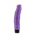 Фиолетовый вибратор-реалистик с богатым рельефом поверхности PEARL SHINE 9 VIBRATOR - 22,8 см.