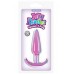 Гладкая фиолетовая анальная пробка Jelly Rancher T-Plug Smooth - 10,9 см.