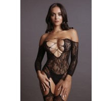 Стильный боди-комбинезон Criss Cross Neck Bodystocking