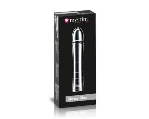 Фаллоимитатор для электростимуляции Glossy Glen Dildo - 14 см.