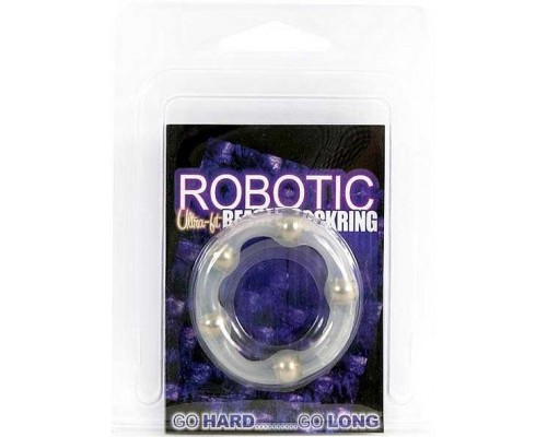 Эрекционное кольцо Robotic Beaded Cockring