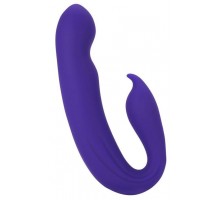 Фиолетовый вибратор G-Spot Dual Stimulator with Rolling Ball - 17,1 см.