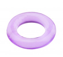 Фиолетовое эрекционное кольцо BASICX TPR COCKRING PURPLE 1INCH