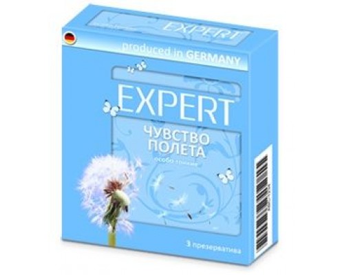 Супертонкие презервативы Expert  Чувство полета  - 3 шт.