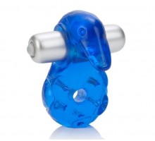 Синее эрекционное кольцо с утенком Micro Vibe Arouser Power Duckie