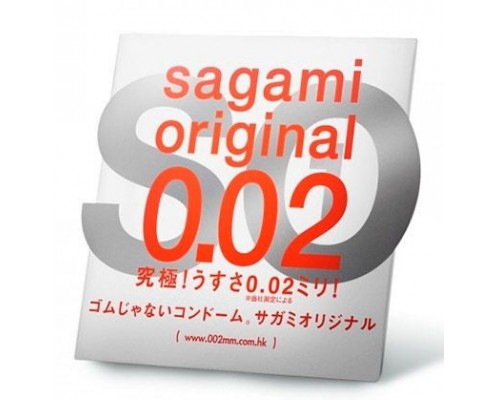 Ультратонкий презерватив Sagami Original 0.02 - 1 шт.