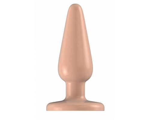 Телесная анальная пробка Butt Plug Basic 3 Inch - 7,6 см.