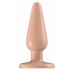 Телесная анальная пробка Butt Plug Basic 3 Inch - 7,6 см.