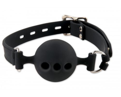 Силиконовый дышащий кляп Silicone Breathable Ball Gag Medium