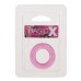 Розовое эрекционное кольцо BASICX TPR COCKRING PINK